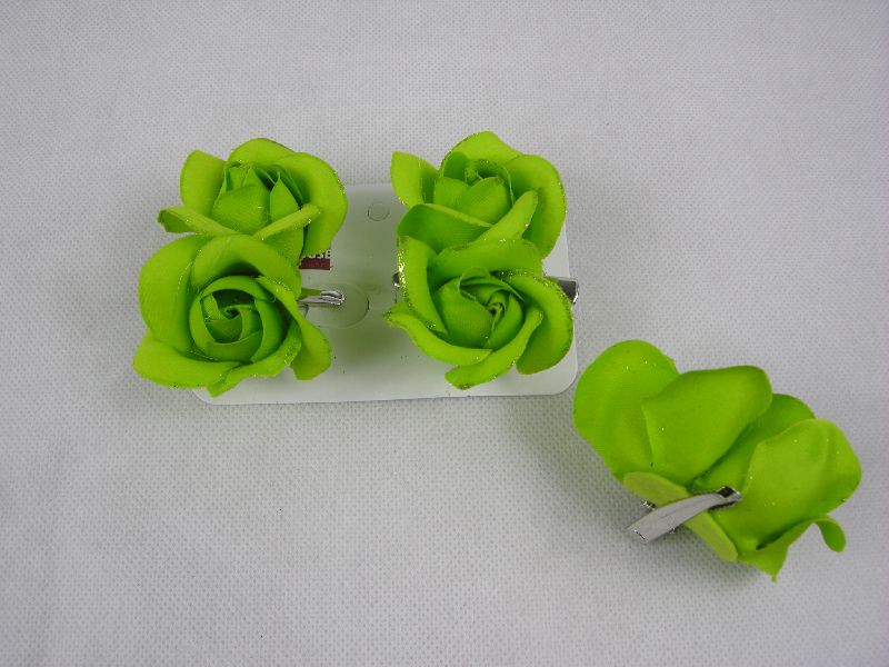 (image for) 2 rozen op duckklem groen